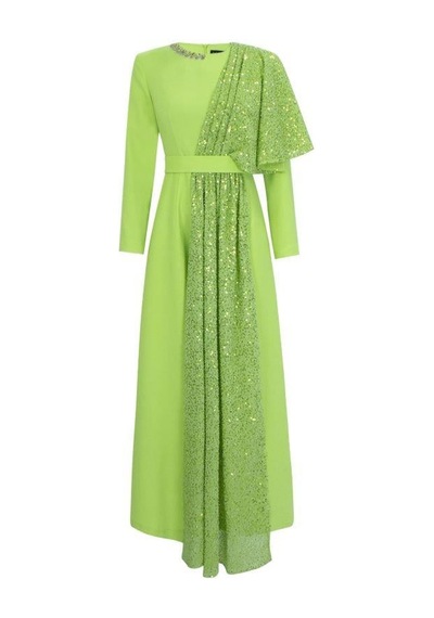 Senna Hazel Dress Mimoza Mor