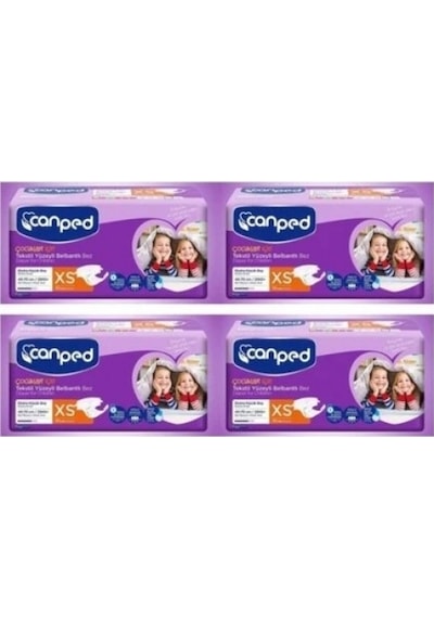 Canped Belbantlı Extra Küçük Hasta Bezi 30 Lu X 4 Adet PKT.CANPED.124 XS