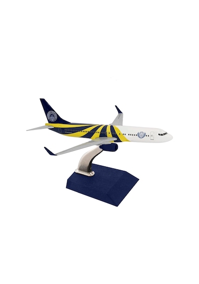 Zekupp Boeing 737-800 1/250 Ölçek Fenerbahçe Lisanslı Sarı Lacivert Tasarım Maket Uçak