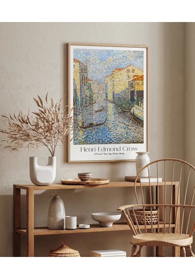 Çerçevesiz Poster Henri-edmond Cross Venedikte Bir Kanal