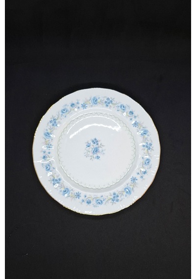Bone China Mavi Beyaz Çay Fincanı 3 Parça 170 Ml