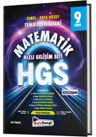 Kafa Dengi Yayınları 9. Sınıf Matematik Hgs Tema Fasikülleri