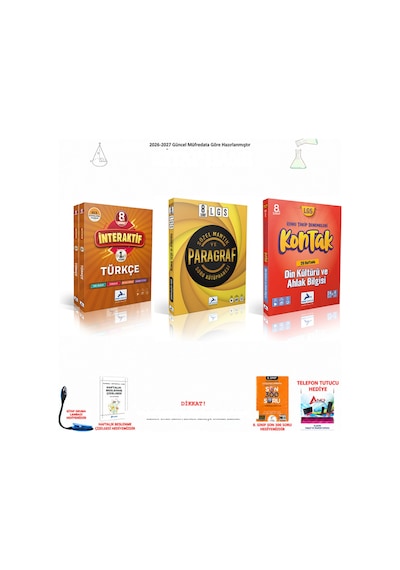 Paraf 8. Sınıf Sözel Mantık Ve Paragraf, Din 3 Kitap Seti