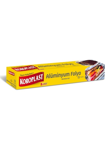 Koroplast Alüminyum Folyo 15 Mt X 5 Paket
