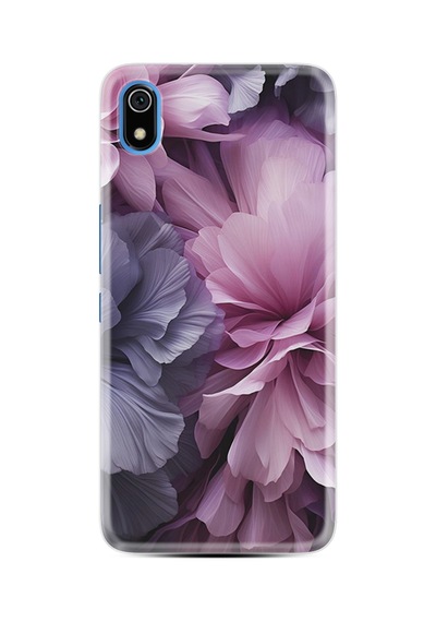 Xiaomi Redmi 7a Kılıf Boutique Baskılı Resimli Çiçek Mor Pcode -028