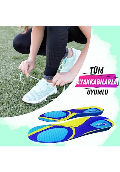 Magicfoot Workenergy İş Tabanlığı - Uzun Süreler Ayakta Çalışan İçin - High Memory Foam - Ortopedik Tabanlık