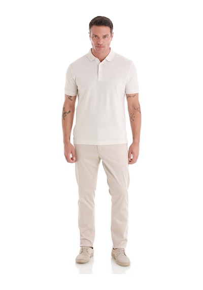 Hatemoğlu Taş Regular Fit Düz Merserize Polo Yaka 100% Pamuk Tişört 35362024c020 Taş