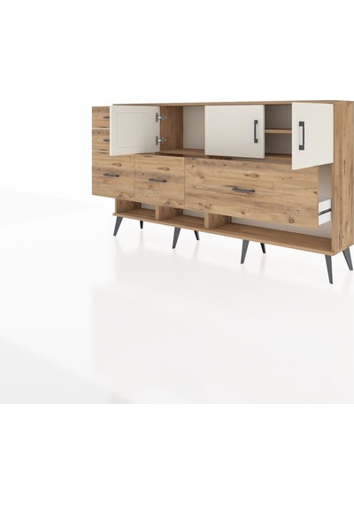 Arges Konsol 3 Raflı 5 Çekmeceli 3 Kapaklı 176x30x99 Çam-aytaşı/çam Aytası/atlas Çam - Atlas Çam Arges Konsol 3 Raflı 5 Çekmeceli 3 Kapaklı 176x30x99 Çam-aytaşı/çam Aytası/atlas Çam - Atlas Çam