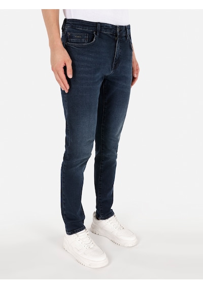 Colin's Colins 041 Danny Dar Kesim Düşük Bel Dar Paça Koyu Mavi Erkek Pantolon Cl1070531 Denim