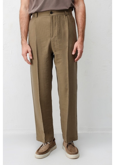 Antioch Lyocell Relaxed Fit Pileli Erkek Pantolon Haki