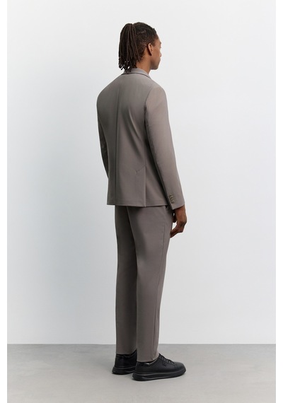 Avva Erkek Vizon Mono Yaka Kırışmayan Teknik Kumaş Comfort Slim Fit Ceket A62y4009 Avva Erkek Vizon Mono Yaka Kırışmayan Teknik Kumaş Comfort Slim Fit Ceket A62y4009