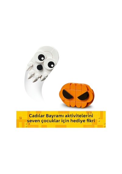 LEGO® Cadılar Bayramı Çelengi 40825 – 12 Yaş ve Üzeri Çocuklar için Renkli ve Dekoratif Ev Modeli Oyuncak Yapım Seti (328 Parça)