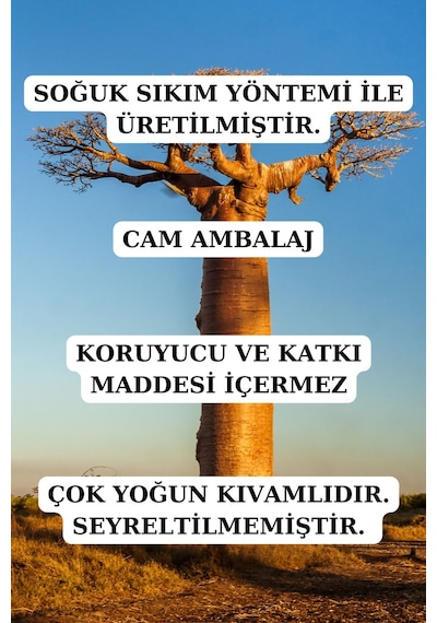 Baobab Yağı 20ml - %100 Saf Soğuk Sıkım Baobab Yağı 20 ML