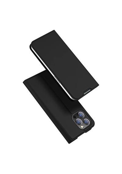 Hepsi Dux Ducis iPhone Uyumlu 14 Pro 6.1 Kılıf Skin Pro Series Flip Cover Kapaklı Kılıf- 5775 Najmaddin Siyah