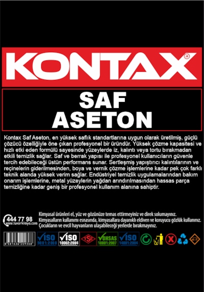 Kontax Saf Aseton 1 Lt