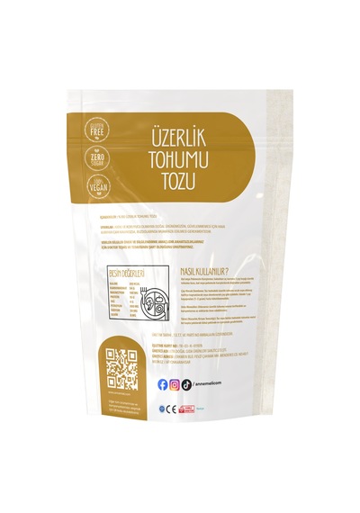 Üzerlik Tohumu Tozu 250 Gr İnce Öğütülmüş Üzerlik, Peganum Harmala, Bitkisel Toz