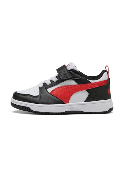 Puma Rebound V6 Lo Ac+ Ps-white-red-black Çocuk Ayakkabı-beyaz-2060 Beyaz
