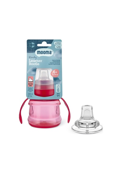 Mooma Alıştırma Bardağı 200 Ml - Kırmızı