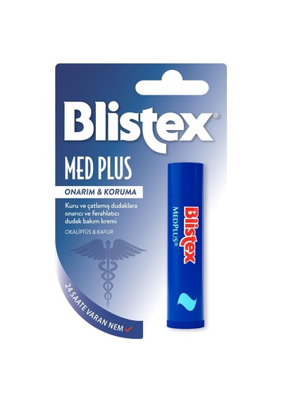 Blistex Medplus Stick Kuru Ve Çatlamış Dudaklara Onarıcı Ve Ferahlatıcı Dudak Bakım Kremi Spf 15 X2