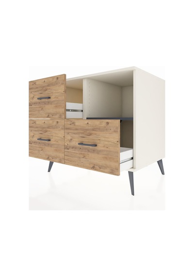 Kronos Şifonyer Tek Raflı 3 Çekmeceli 88x59x80 Aytaşı-antrasit/çam Antrasit/çam Kronos Şifonyer Tek Raflı 3 Çekmeceli 88x59x80 Aytaşı-antrasit/çam Antrasit/çam