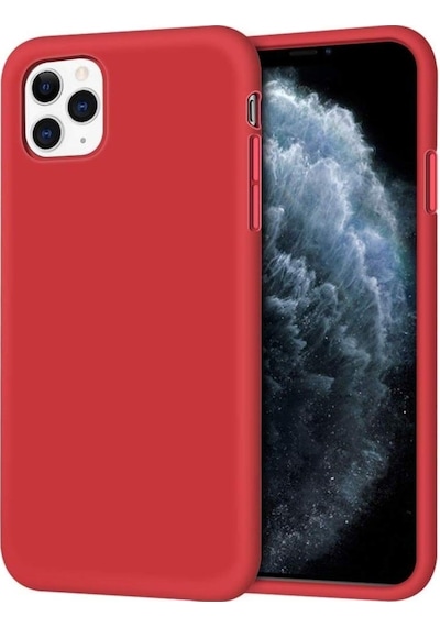 Apple Uyumlu  iPhone 11 Pro Max Kilif Velvet Içi Kadife Lansman Silikon 409269746