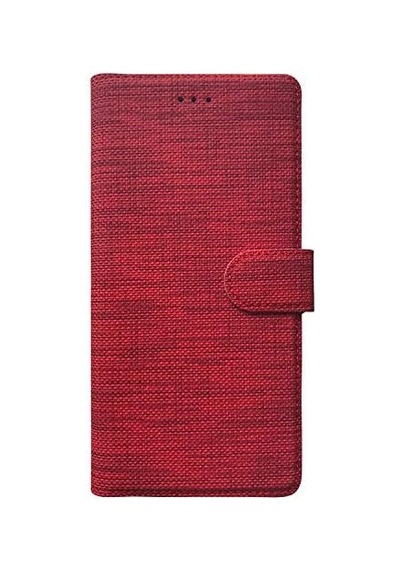 Y5p İçin Kılıf Fabric Book Wallet Kırmızı Y5p İle Uyumlu Kılıf - Kırmızı 50 x 22