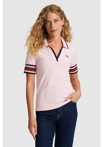 U.S. Polo Assn. U.s. Polo Assn. Kadın Açık Pembe Tişört 50323543-vr078 Acık Pembe