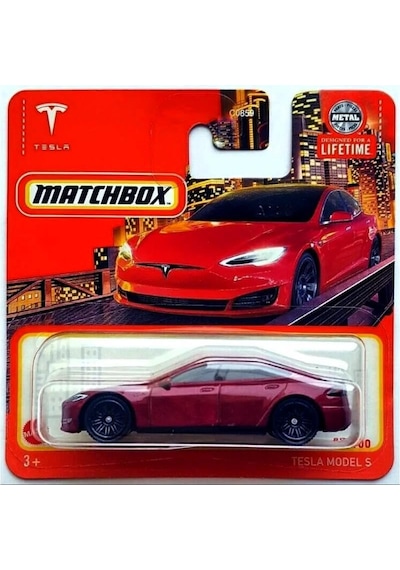 Matchbox - Tesla Model S - Bordo 1/64 Bordo