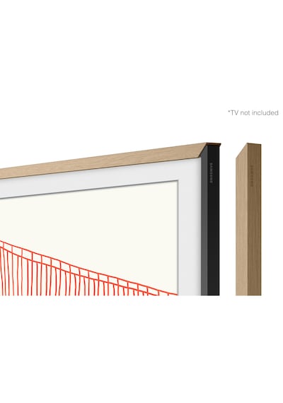 Samsung Uyumlu The Frame 85" Tv 2021 2024 Teak Çerçeve