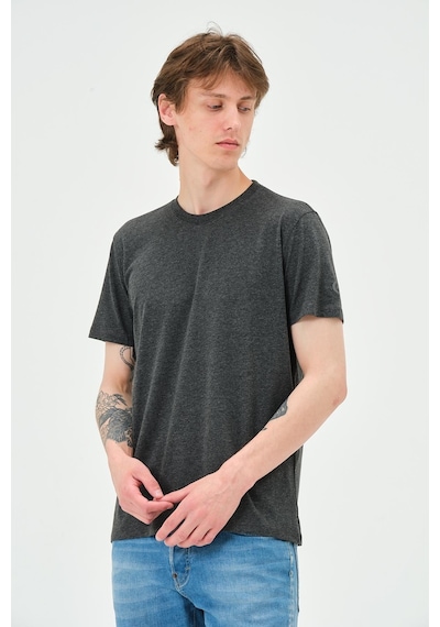Erkek %100 Pamuk Regular Kalıp 5 Li T-shirt Paketi Siyah