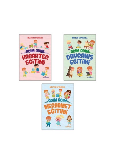 Adım Adım Çocuk Eğitim Seti 3 Kitap Takım