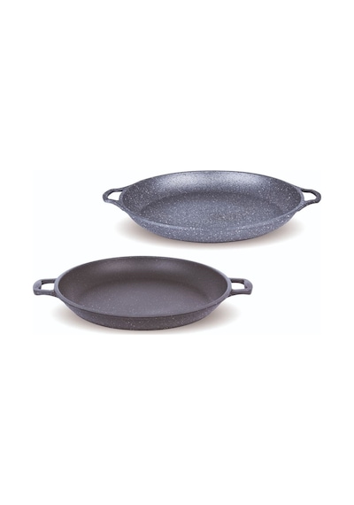 Fms Döküm Kavurma Tenceresi Çift Kulplu 36cm Gri - G3021grı Gri