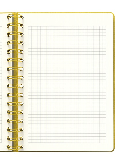 Melimelek Kareli Defter Sarı Bez Ciltli - Ceyda Düvenci Sarı