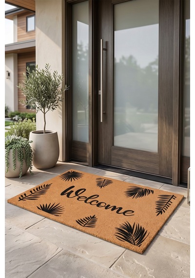 Villadia Home Textile Kapı Önü Paspası Kaymaz Taban Dekoratif Paspas Ev Giriş Antre İç Ve Dış Mekan Paspası 45x70 Cm 17ypycoco