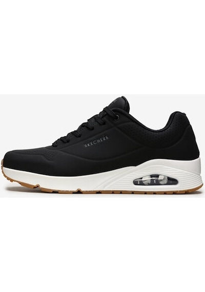 Skechers Uno - Stand On Air Erkek Siyah Sneakers 52458 Blk Siyah