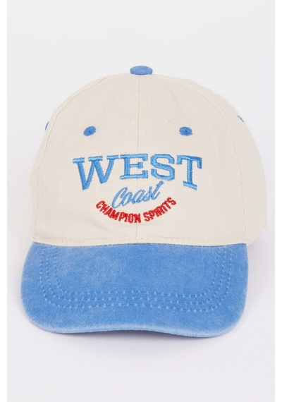 DeFacto Erkek Çocuk Nakışlı Jean Cap Şapka D8391A825SMBE2 DeFacto Erkek Çocuk Nakışlı Jean Cap Şapka D8391A825SMBE2