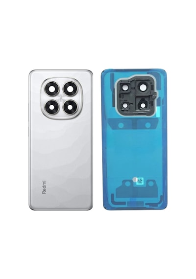 Xiaomi Redmi Note 14 Pro Plus Beyaz Kamera Camlı Arka Cam Batarya Pil Kapağı Telefon Arka Kapak 24015662