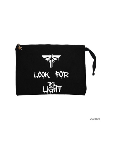 Zepplin Giyim The Last Of Us Look For The Light Siyah Clutch Astarlı Cüzdan Siyah