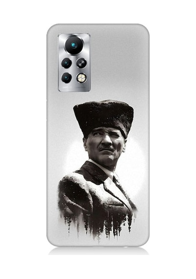 iNfinix Note 11S Uyumlu Mustafa Kemal Atatürk Desenli Silikon Kılıf
