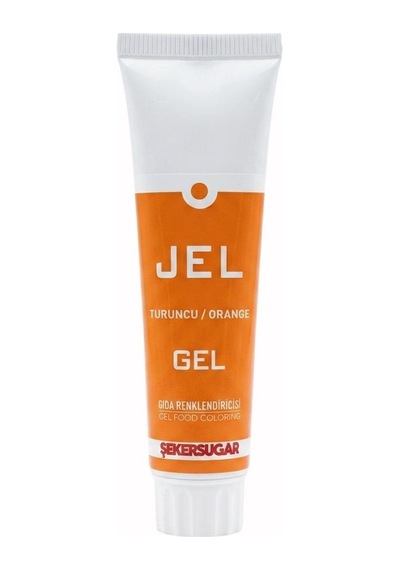Şeker & Sugar Turuncu Jel Gıda Boyası Renklendiricisi 100 G