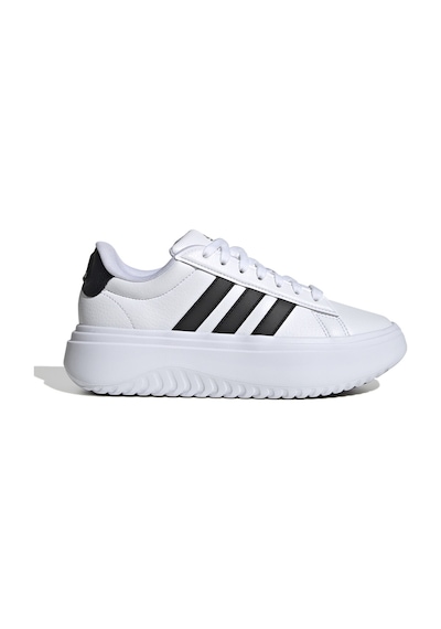 Adidas Grand Court Platfor Beyaz Kadın Sneaker 000000000101907011 Beyaz - Siyah