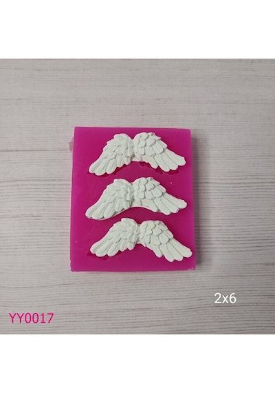 Yy0017 Üçlü Melek Kanadı Silikon Kalıp