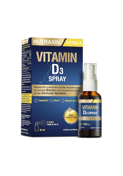 Vitamin D3 Spray 1000 Iu D3 Vitamini Şeker Ve Gluten İçermez 30 Ml Sprey Form