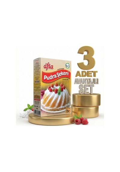 Afia Pudra Şekeri 3x125 Gr
