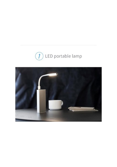 Rock Space Pratik Taşınabilir Mini Usb Fan & Masa Lambası