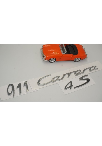 Porsche 911 Carrera 4S Bagaj 3M 3D Abs Yazı Logo Amblem Seti (549218224)