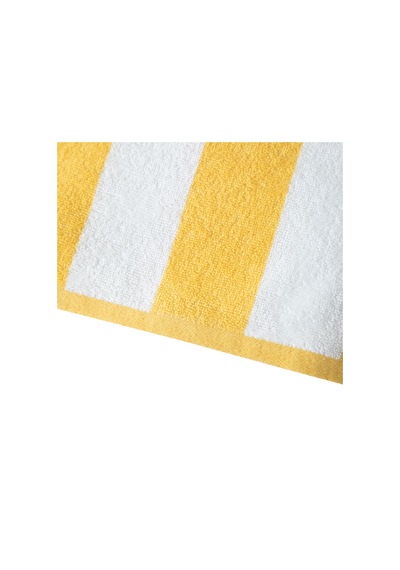 Mudo Home Nova Plaj Havlusu Sarı Beyaz 80x160 696123