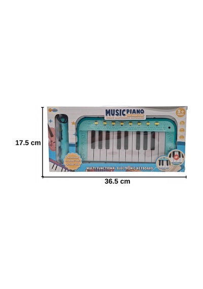 Işıklı Ve Mikrofonlu Eğitici Çocuk Piyanosu - Eğlenceli Klavye 3+ Yaş