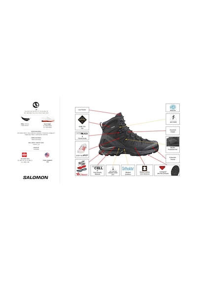 Salomon Lowa Gore-tex Su Geçirmez Tactical Bot Özel Kuvvetler Askeri Botu Erkek Bot Siyah