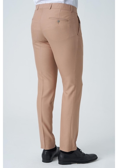 White Stone Alcácer Do Sal P1025 Slim Fit Kumaş Pantolon Bej Bej